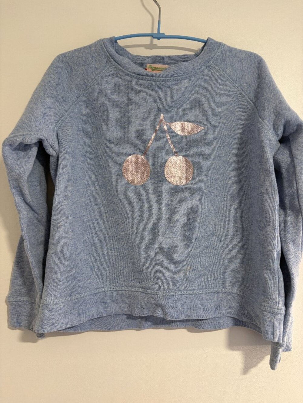 Bonpoint powder blue Sweatshirt and matching shorts size 8